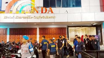 Satnarkoba Polres Siantar, Razia Gabungan Tempat Hiburan Malam, THMM Karaoke Anda Tidak Ditemukan Narkoba